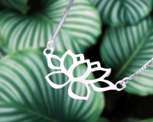 Load image into Gallery viewer, Lotus of Purity | Silver Necklace for Women | Crafted in 925 Sterling Silver