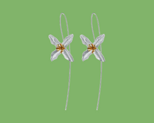 Load image into Gallery viewer, Flower Mill Drop Earrings | Handmade Drop Earring Crafted in 925 Sterling Silver