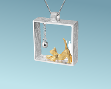 Load image into Gallery viewer, Some Cats Never Get Bored | Pendant with A Chain | Crafted in 925 Sterling Silver