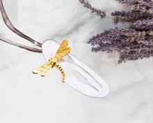 Load image into Gallery viewer, The Secret World of Dragonflies | Pendant with A Chain | Crafted in 925 Sterling Silver