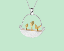 Load image into Gallery viewer, My Secret Garden | Pendant with A Chain | Crafted in 925 Sterling Silver