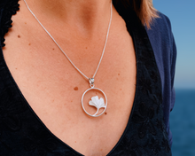 Load image into Gallery viewer, "Be A Gin Lady" | 100% Handcrafted Ginkgo Leaf Pendant | Pendant Comes with A Chain