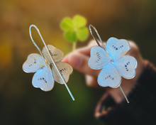 Load image into Gallery viewer, Four-leaf Colver Earrings | 100% Handcrafted Four-Leaf Clover Earrings