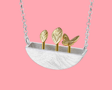 Charger l&#39;image dans la galerie, Mon petit jardin | Collier en argent pour femme | Fait en argent S 925
