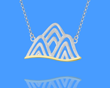 Charger l&#39;image dans la galerie, La haute montagne | Collier en argent pour femme | Fait en argent S 925
