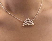 Load image into Gallery viewer, Mighty Mountain Necklace | Silver Necklace for Women | Crafted in 925 Sterling Silver
