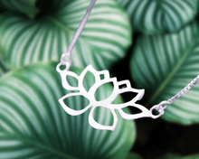 Load image into Gallery viewer, Lotus of Purity | Silver Necklace for Women | Crafted in 925 Sterling Silver
