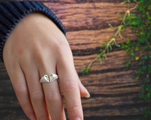 Load image into Gallery viewer, Heart Ring for Women | Handmade Ring Crafted in 925 Sterling Silver
