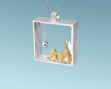 Load image into Gallery viewer, Some Cats Never Get Bored | Pendant with A Chain | Crafted in 925 Sterling Silver
