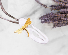 Load image into Gallery viewer, The Secret World of Dragonflies | Pendant with A Chain | Crafted in 925 Sterling Silver
