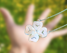 Load image into Gallery viewer, Four-leaf Clover Necklace for Good Luck | 100% Handcrafted Necklace
